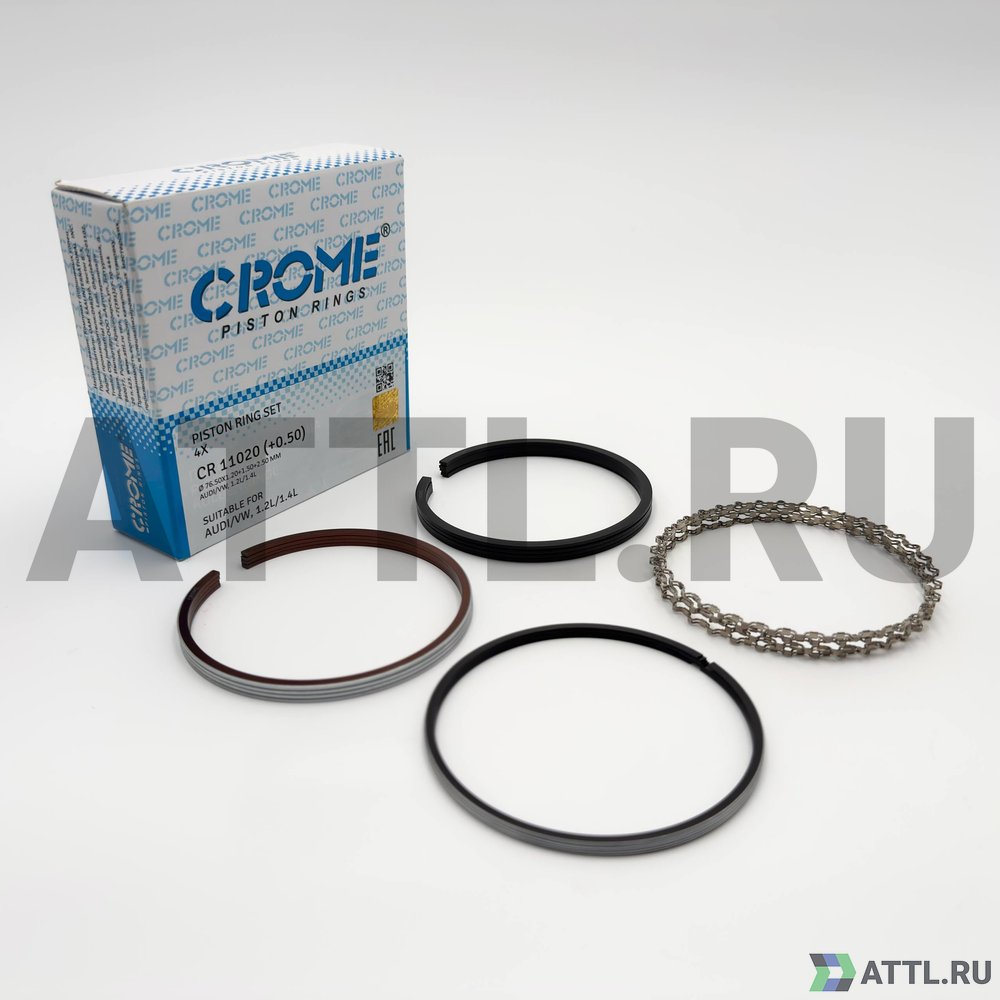 CROME CR 11020 050 Комплект поршневых колец на 4 цил. +050 AUA,CGPA