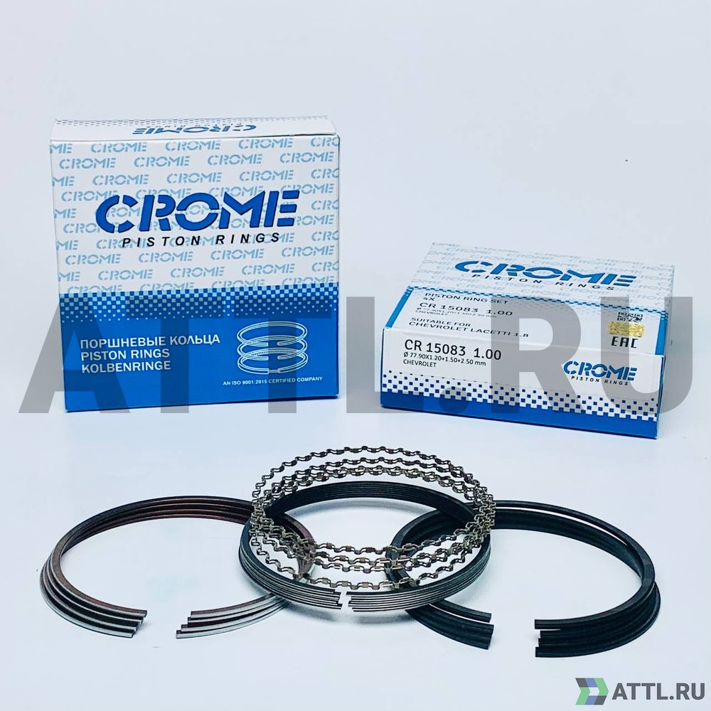 CROME CR15083 100 Комплект поршневых колец на 4 цил. +100 LACETTI 1.4