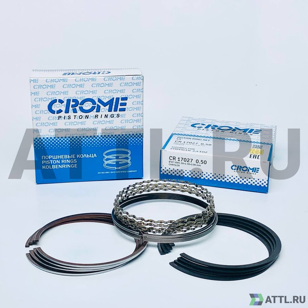 CROME CR17027 050 Комплект поршневых колец на 4 цил. +050 2.4 EDZ