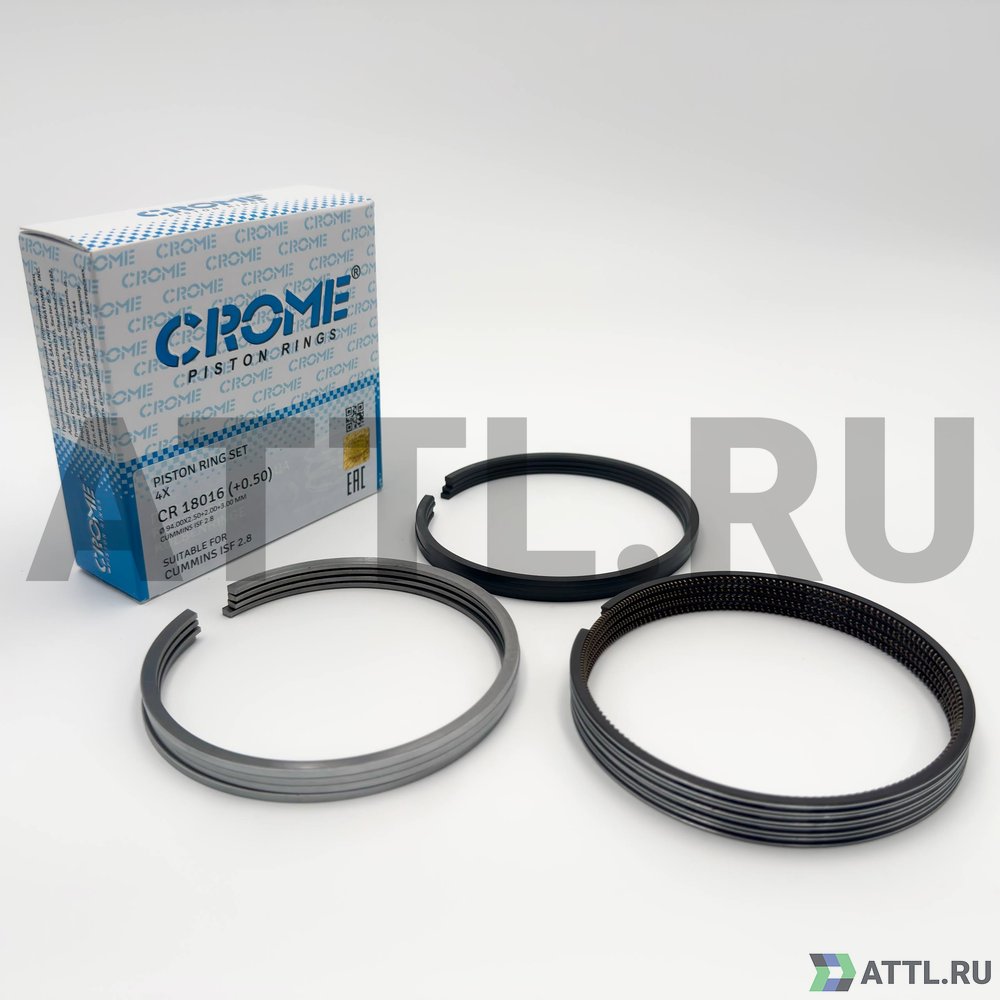 CROME CR 18016 050 Комплект поршневых колец на 4 цил. +050 ISF2.8