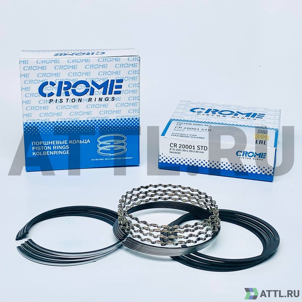 CROME CR20001 STD Комплект поршневых колец на 4 цил. STD G15MF