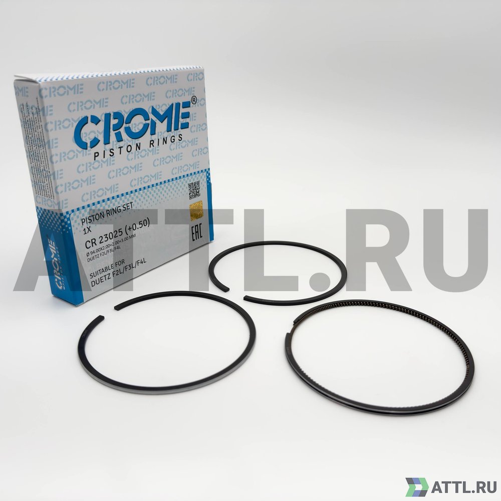 CROME CR 23025 050 Комплект поршневых колец на 1 цил. +050 L20F,L35B