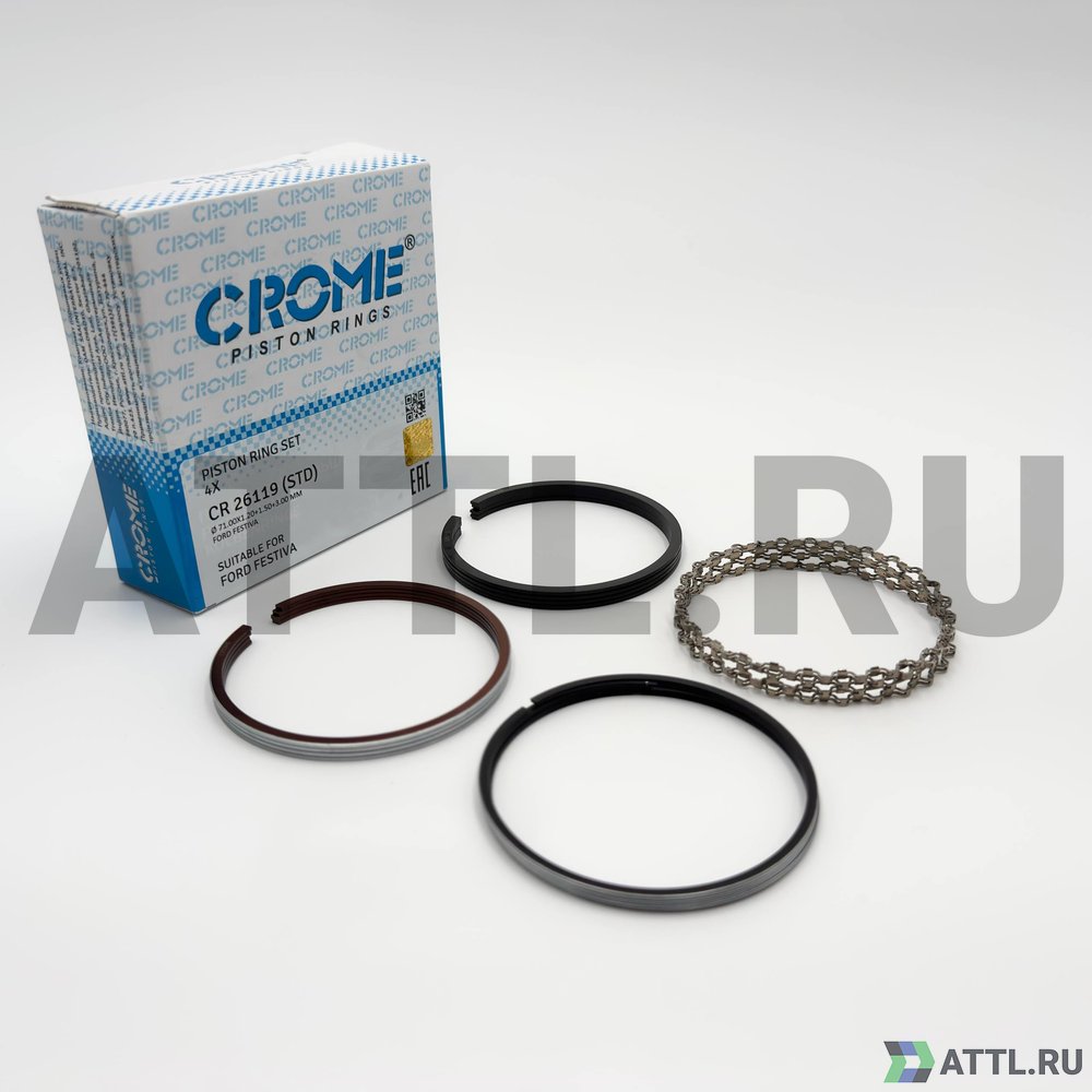 CROME CR 26119 STD Комплект поршневых колец на 4 цил. STD