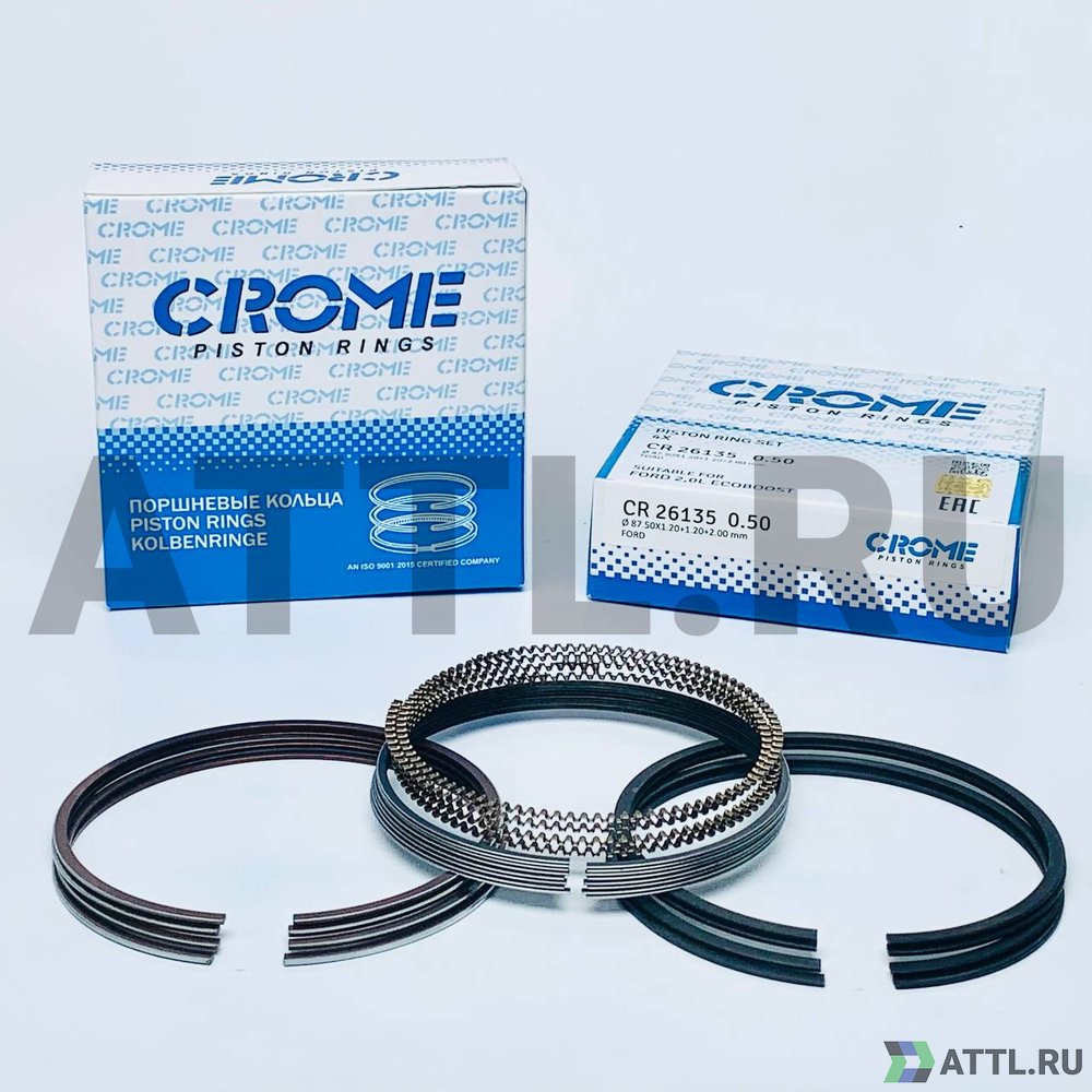 CROME CR26135 050 Комплект поршневых колец на 4 цил. +050 2.0L ECOBOOST