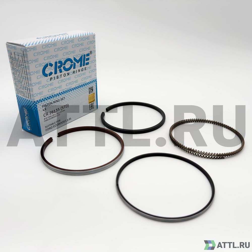 CROME CR26135 STD Комплект поршневых колец на 4 цил. STD 2.0L ECOBOOST
