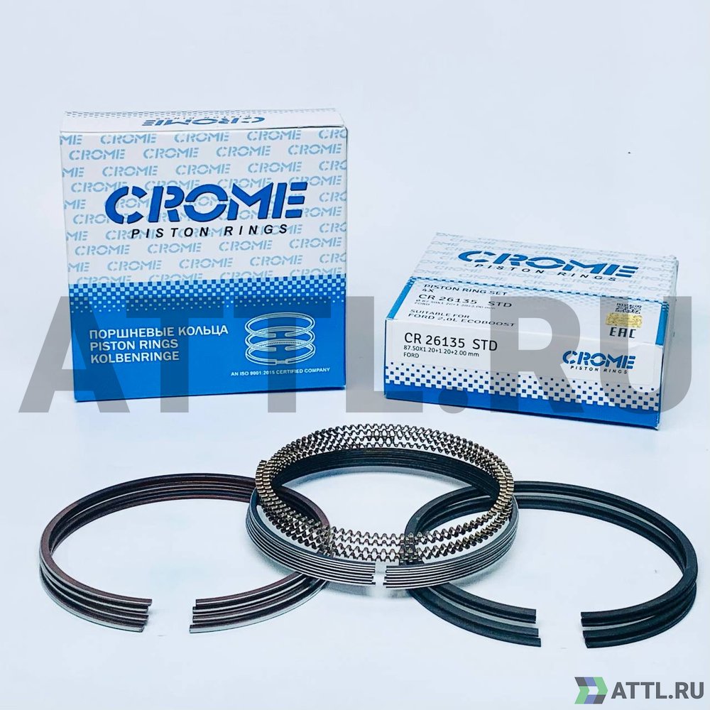 CROME CR26135 STD Комплект поршневых колец на 4 цил. STD 2.0L ECOBOOST