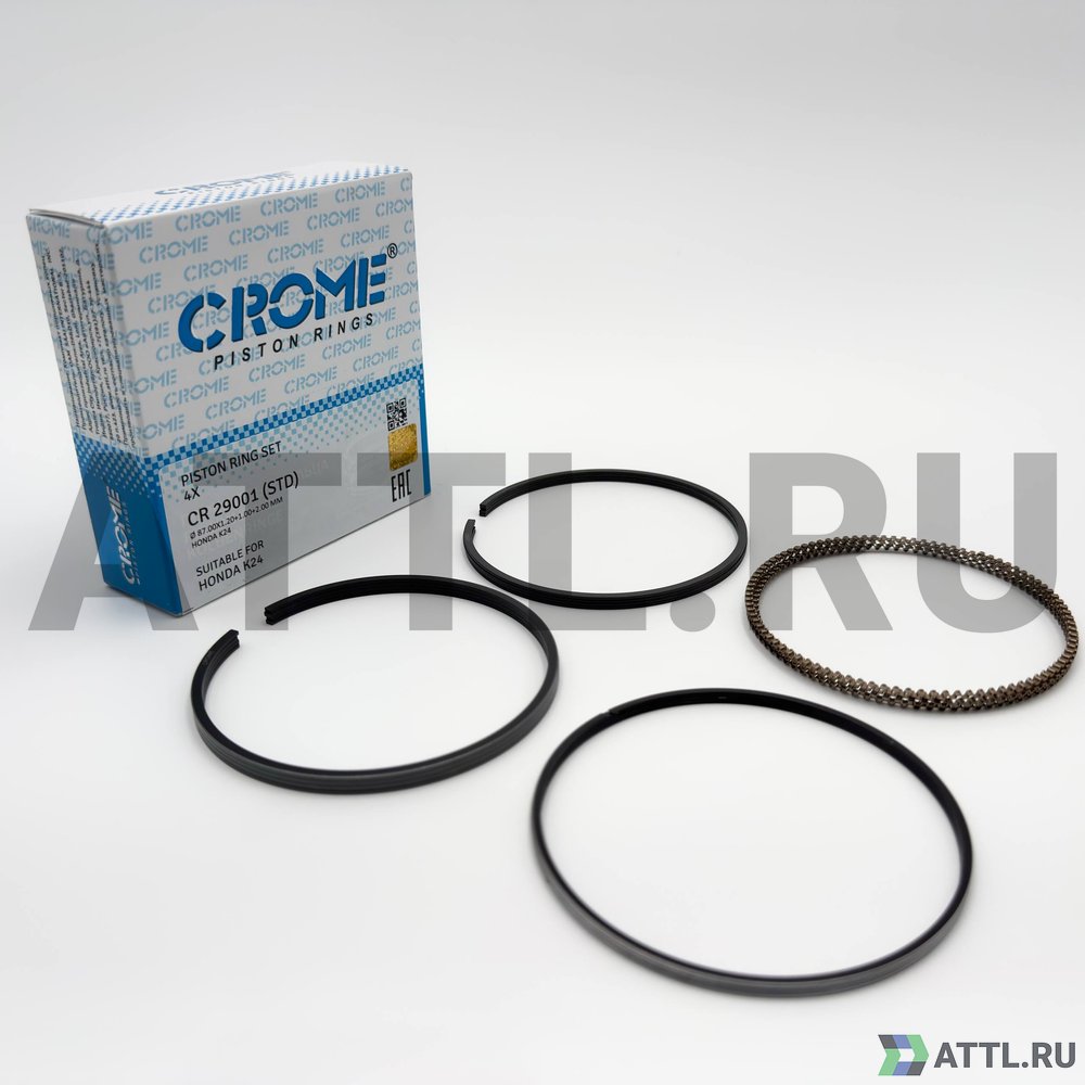 CROME CR 29001 STD Комплект поршневых колец на 4 цил. STD K24 (-R40-)