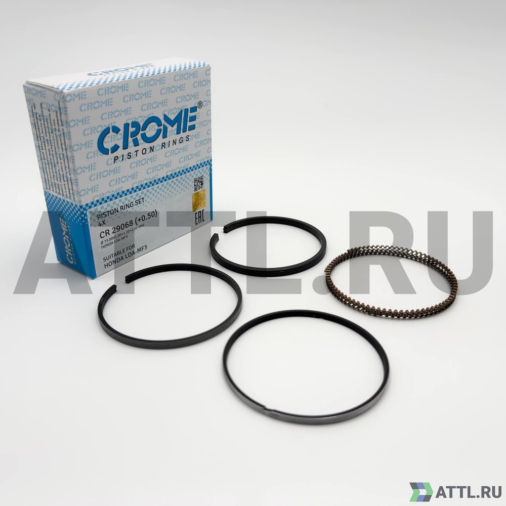 CROME CR 29068 050 Комплект поршневых колец на 4 цил. +050 L13A