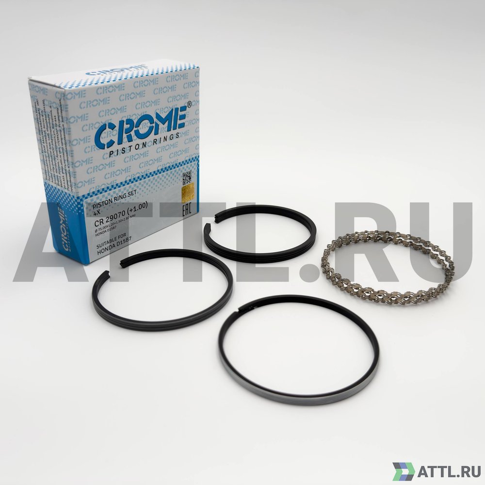 CROME CR 29070 100 Комплект поршневых колец на 4 цил. +100 D15B7