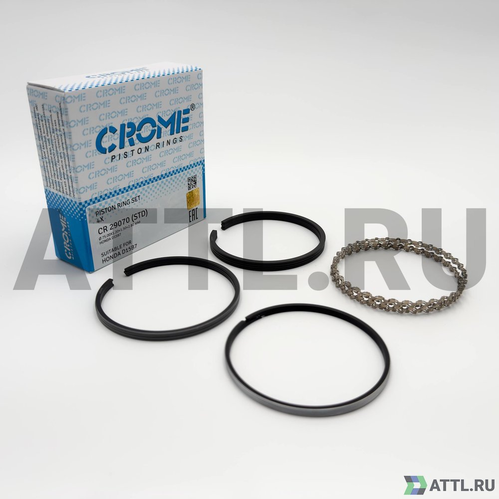 CROME CR 29070 STD Комплект поршневых колец на 4 цил. STD D15B7