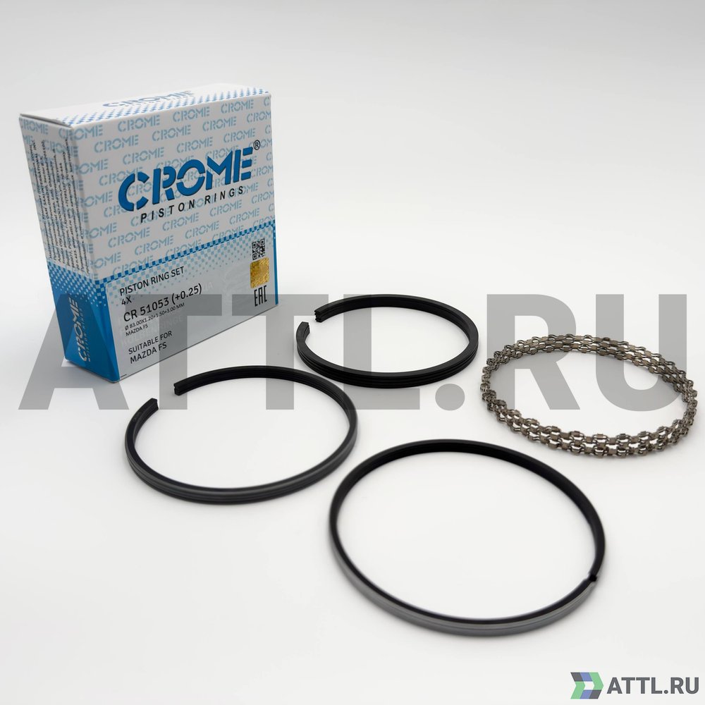 CROME CR 31011 025 Комплект поршневых колец на 4 цил. +025 G4EB