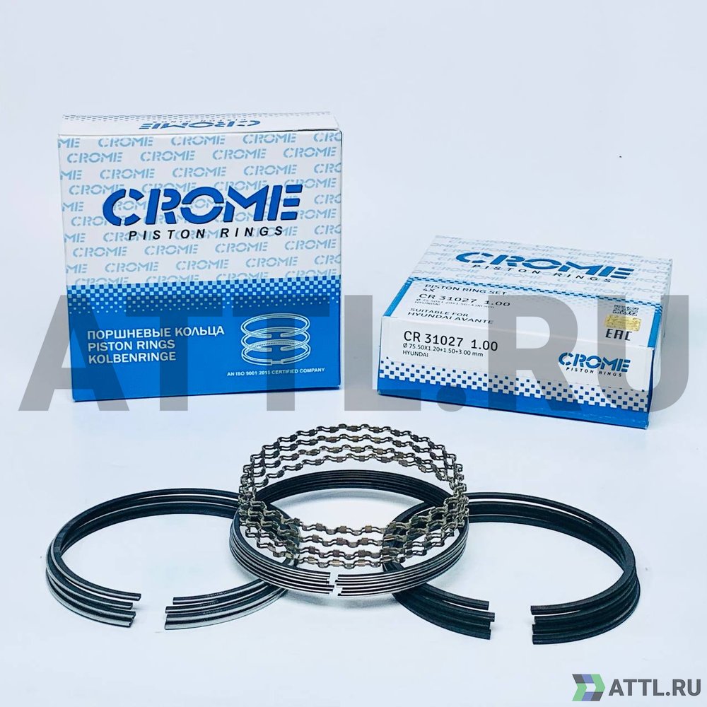 CROME CR31027 100 Комплект поршневых колец на 4 цил.+100 AVANTE