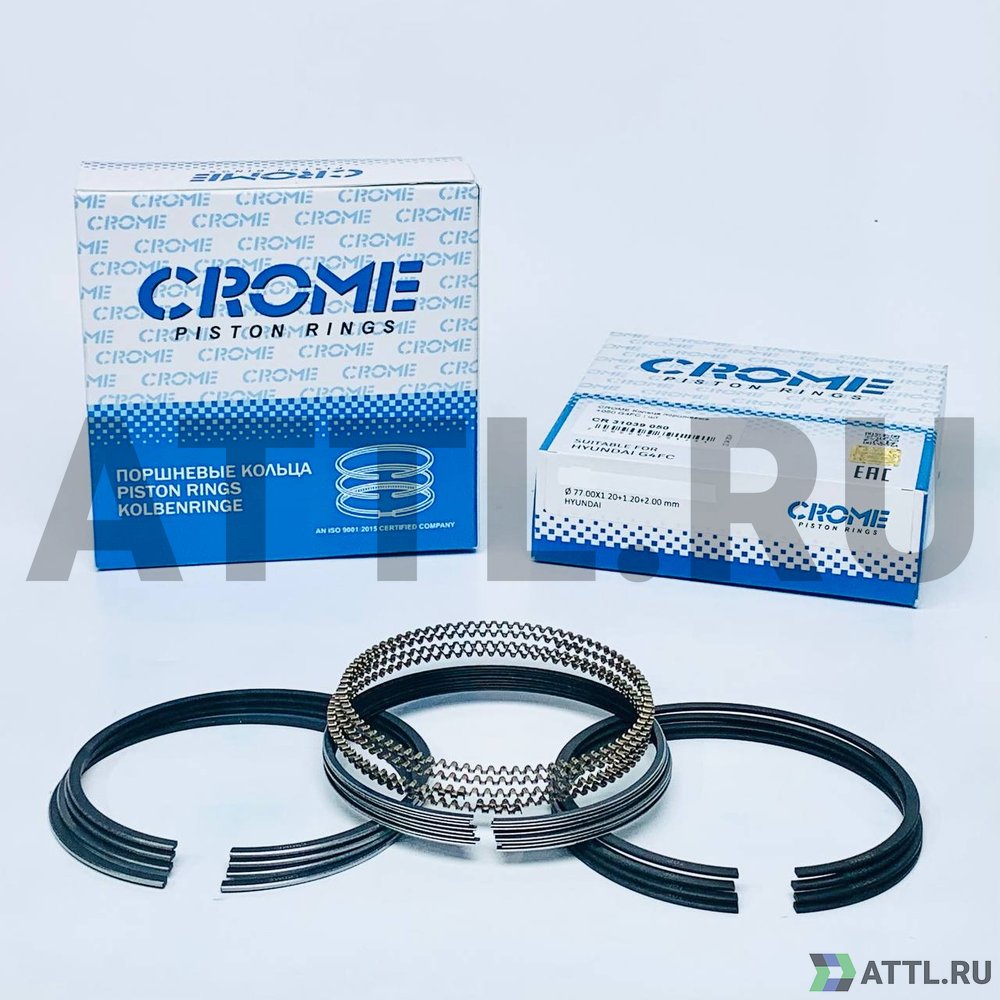 CROME CR31039 050 Комплект поршневых колец на 4 цил. +050 G4FC