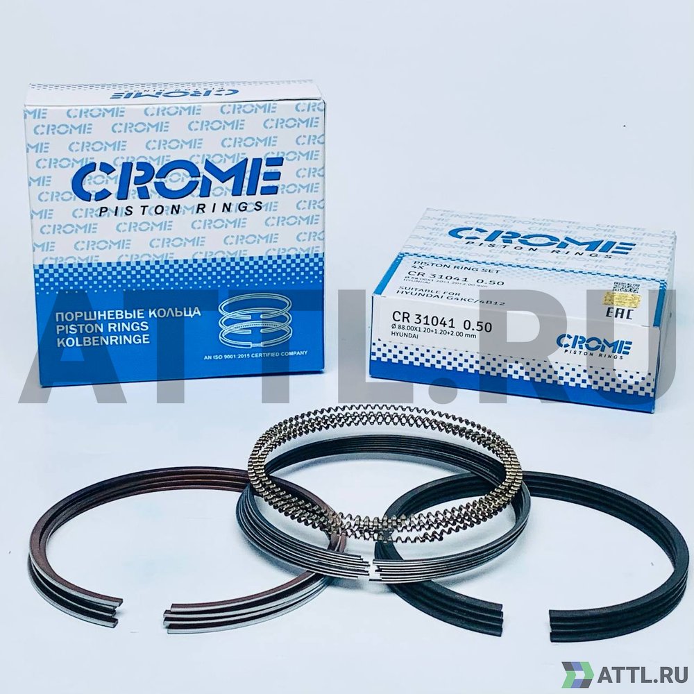 CROME CR31041 050 Комплект поршневых колец на 4 цил. +050 G4KC/4B12