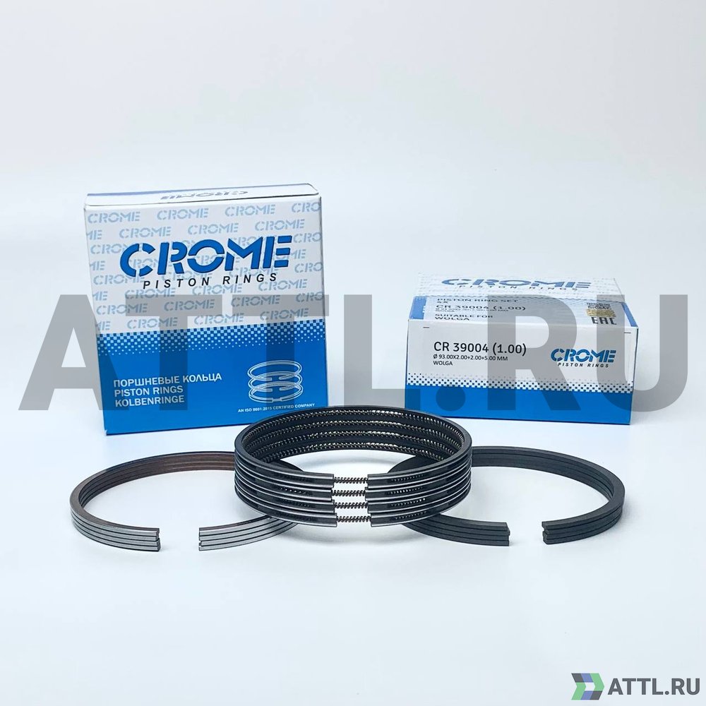 CROME CR 39004 100 Комплект поршневых колец на 4 цил. +100 GAZ