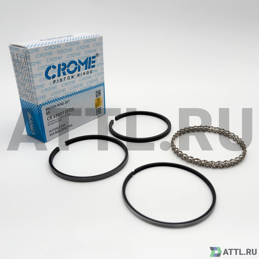 CROME CR 42027 STD Комплект поршневых колец на 4 цил. STD S6D