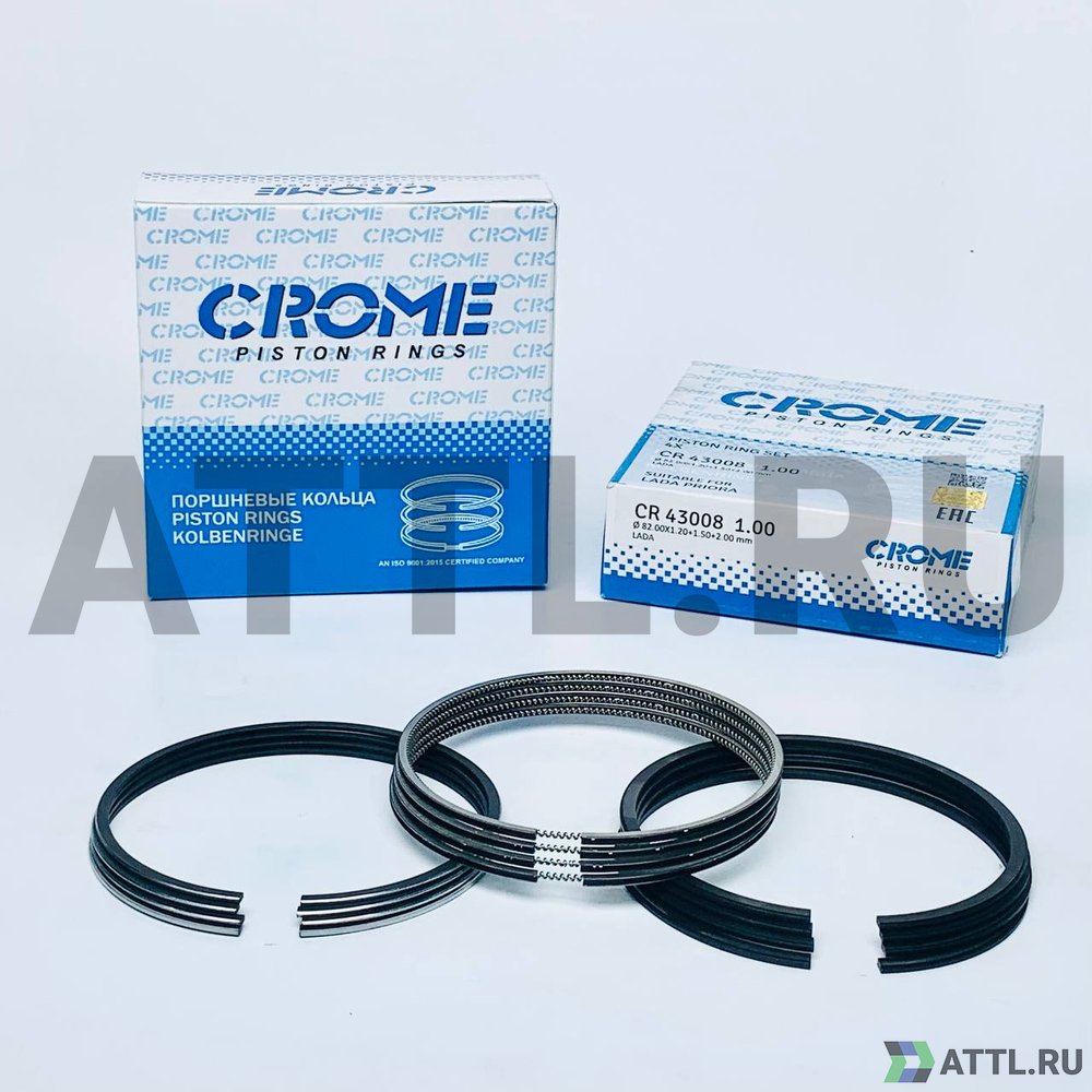 CROME CR43008 100 Комплект поршневых колец на 4 цил. +100 Ø83.0