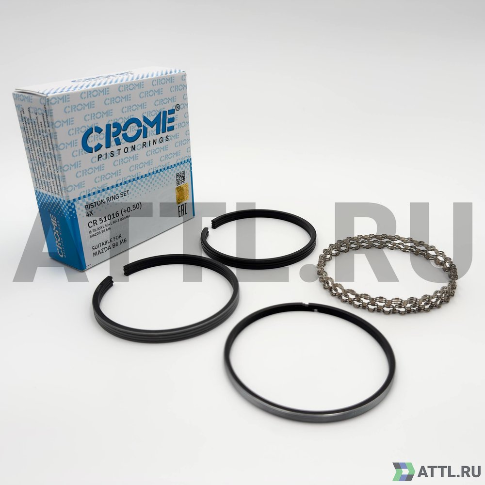 CROME CR 51016 050 Комплект поршневых колец на 4 цил. +050 B6