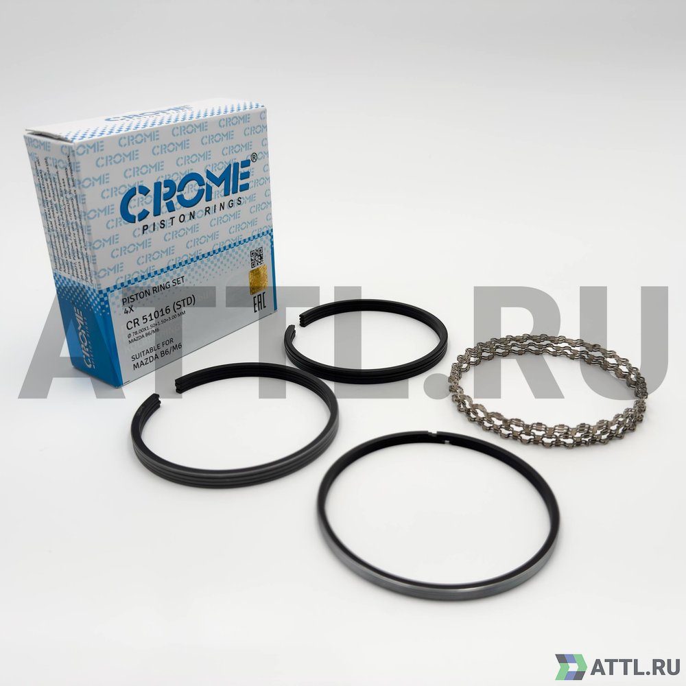 CROME CR 51016 STD Комплект поршневых колец на 4 цил. STD B6