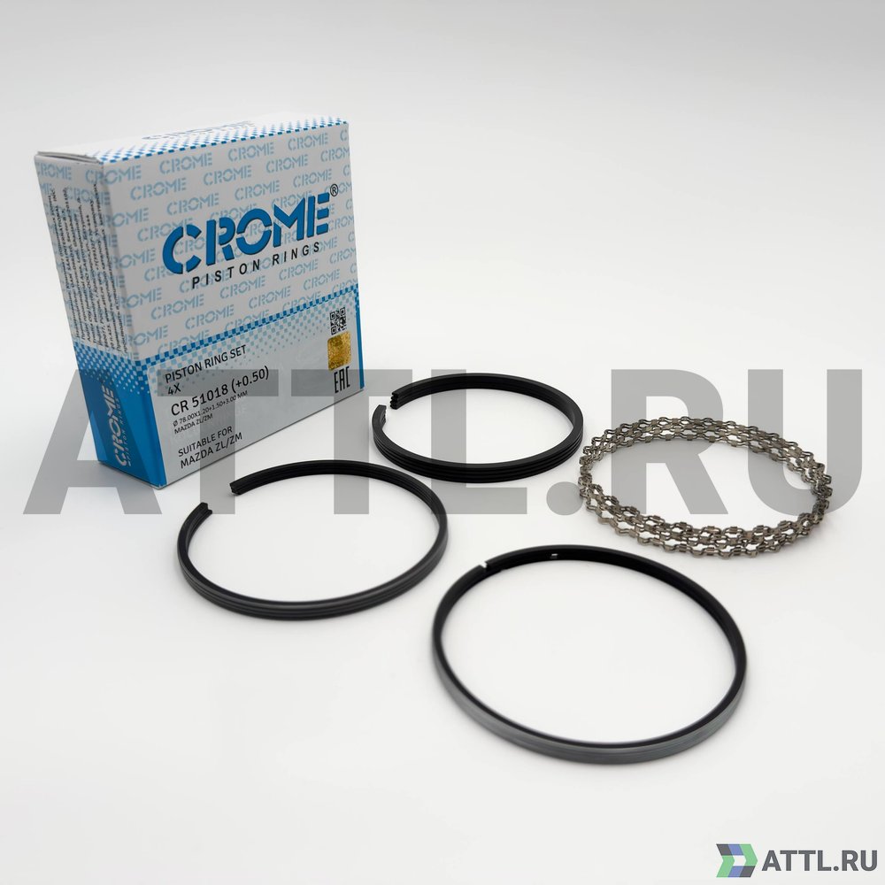 CROME CR 51018 050 Комплект поршневых колец на 4 цил. +050 ZL-DE