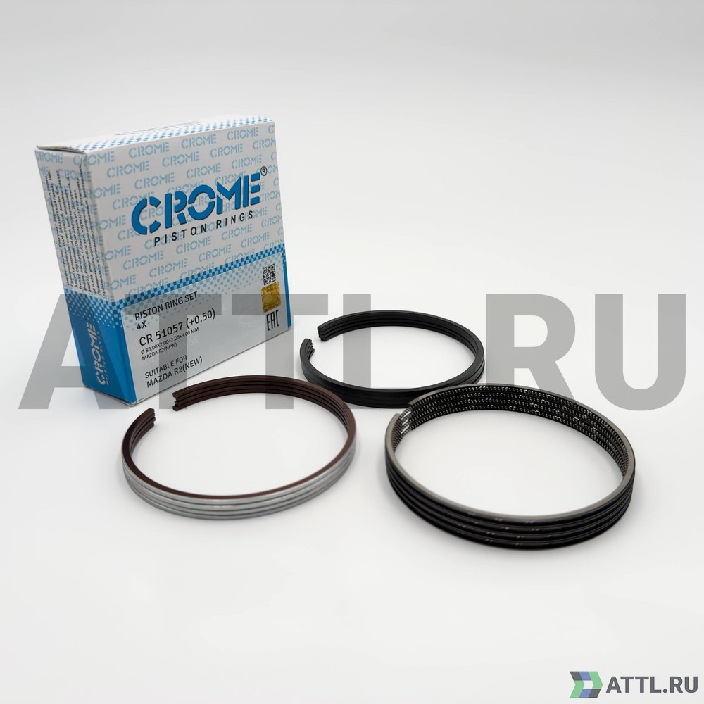 CROME CR 51027 050 Комплект поршневых колец на 4 цил. +050 R2