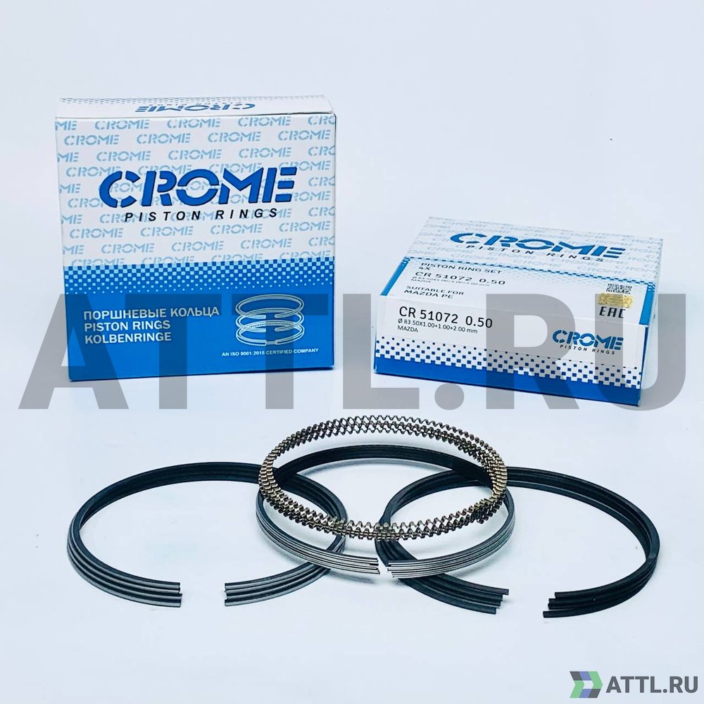 CROME CR51072 050 Комплект поршневых колец на 4 цил. +050 PE