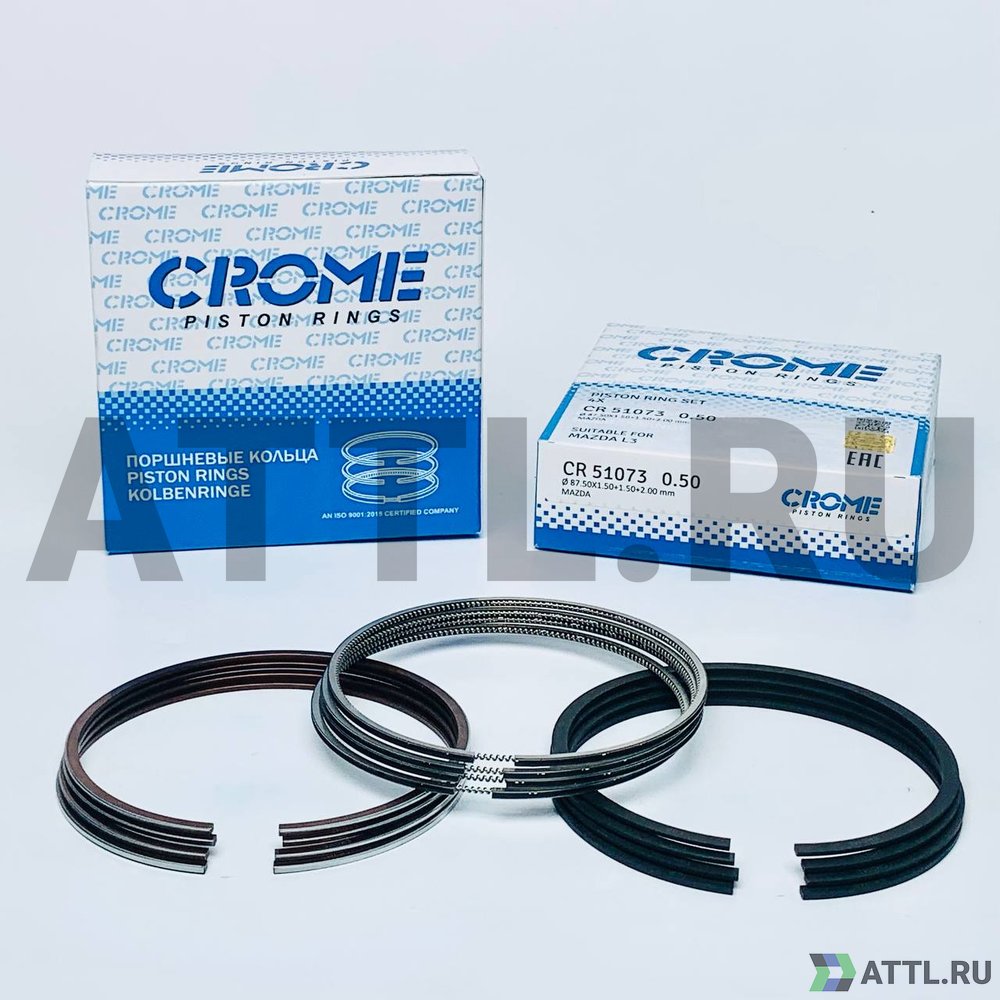 CROME CR51073 050 Комплект поршневых колец на 4 цил. +050 L3