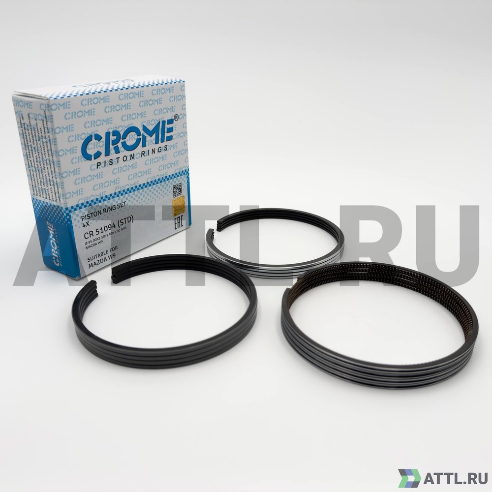 CROME CR 51094 STD Комплект поршневых колец на 4 цил. STD W9