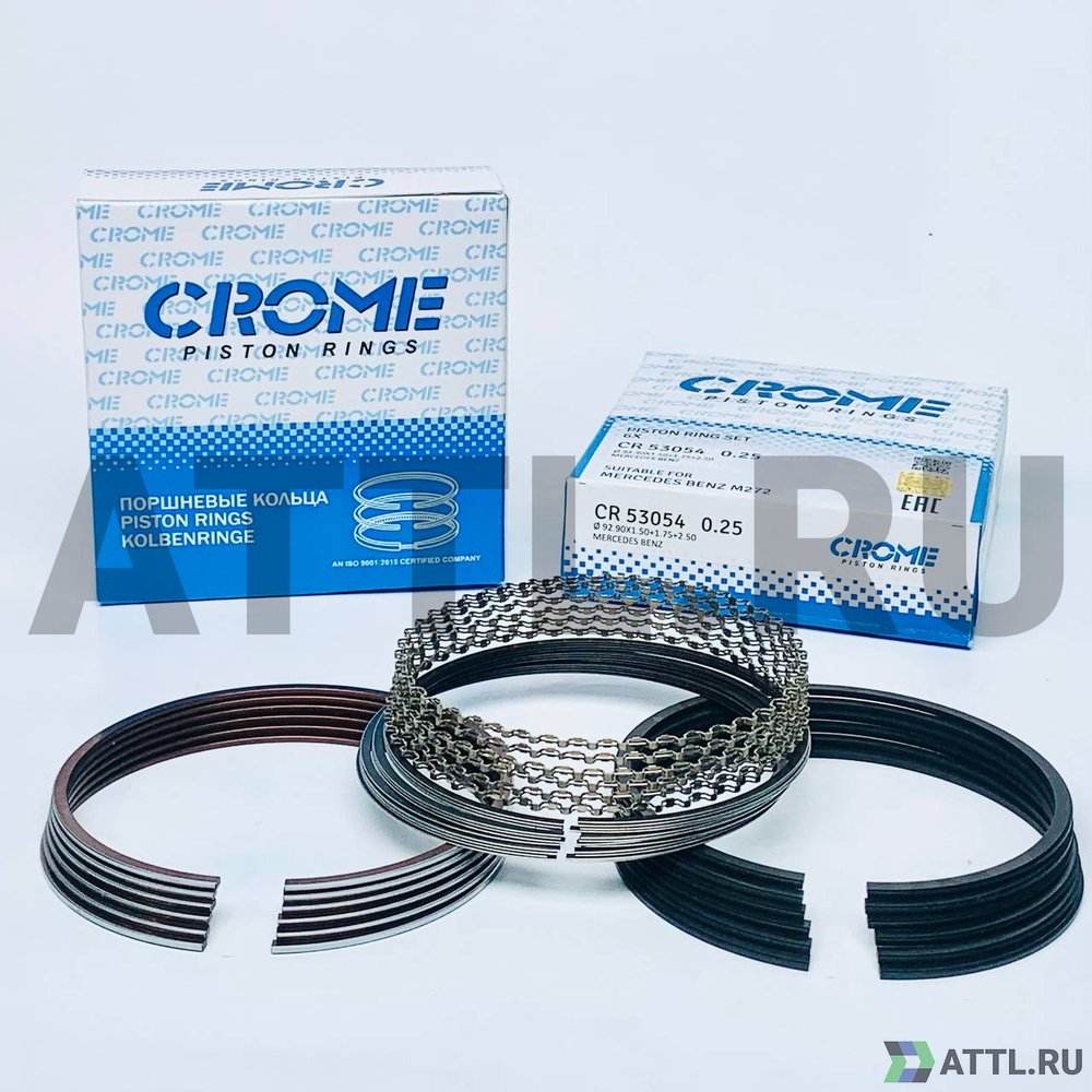 CROME CR53054 025 Комплект поршневых колец на 6 цил. +025 M272