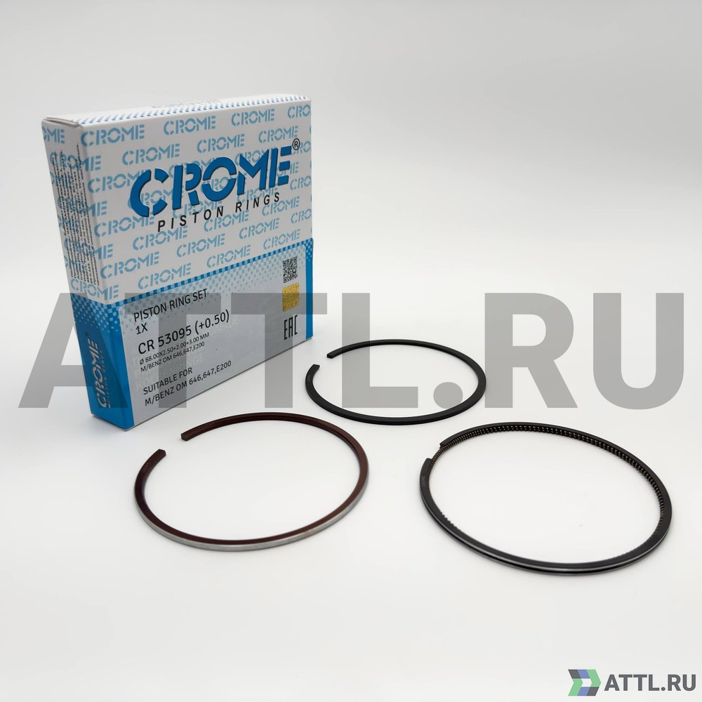 CROME CR 53095 050 Комплект поршневых колец на 1 цил. +050 OM611,612,646