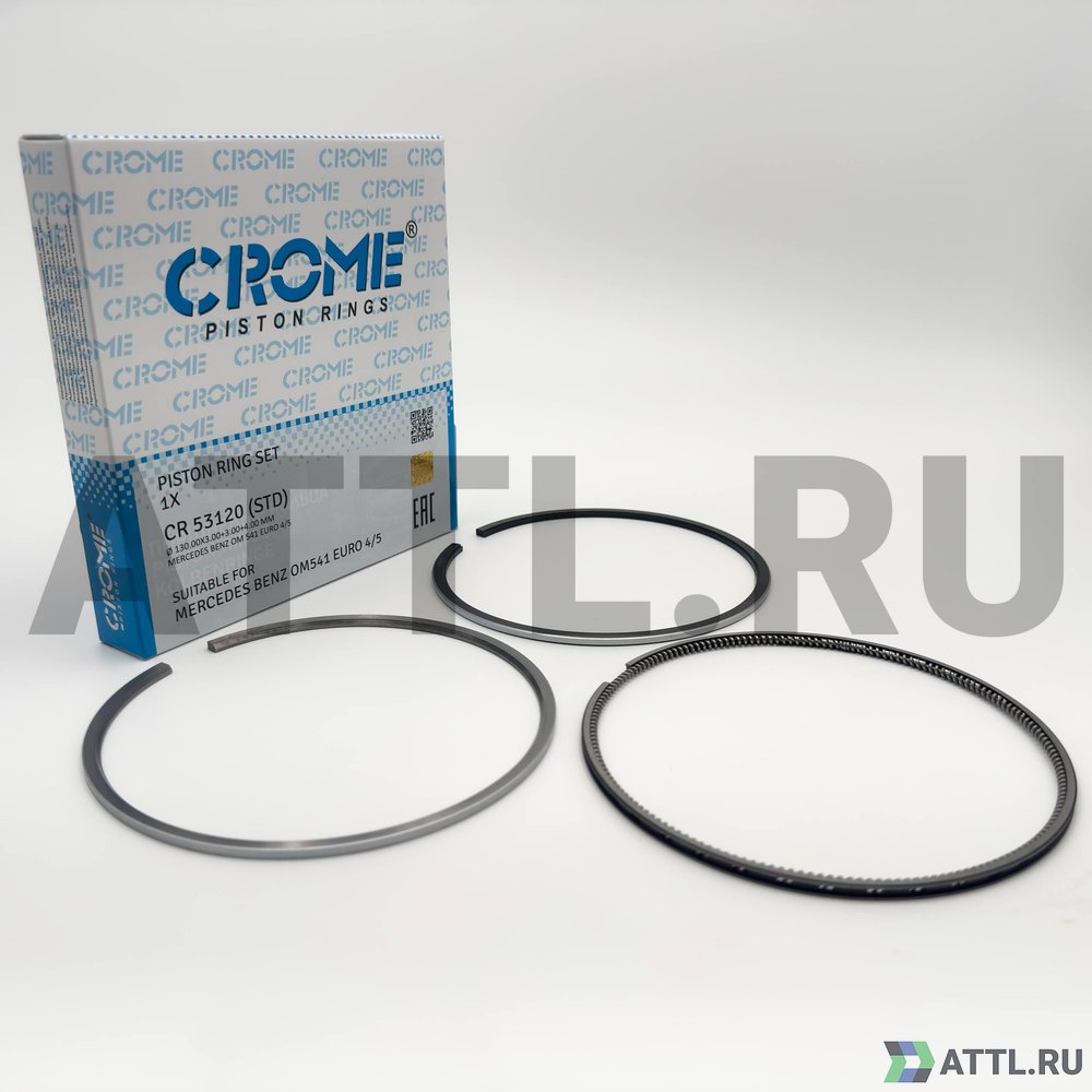 CROME CR 53120 STD Комплект поршневых колец на 1 цил. STD OM521