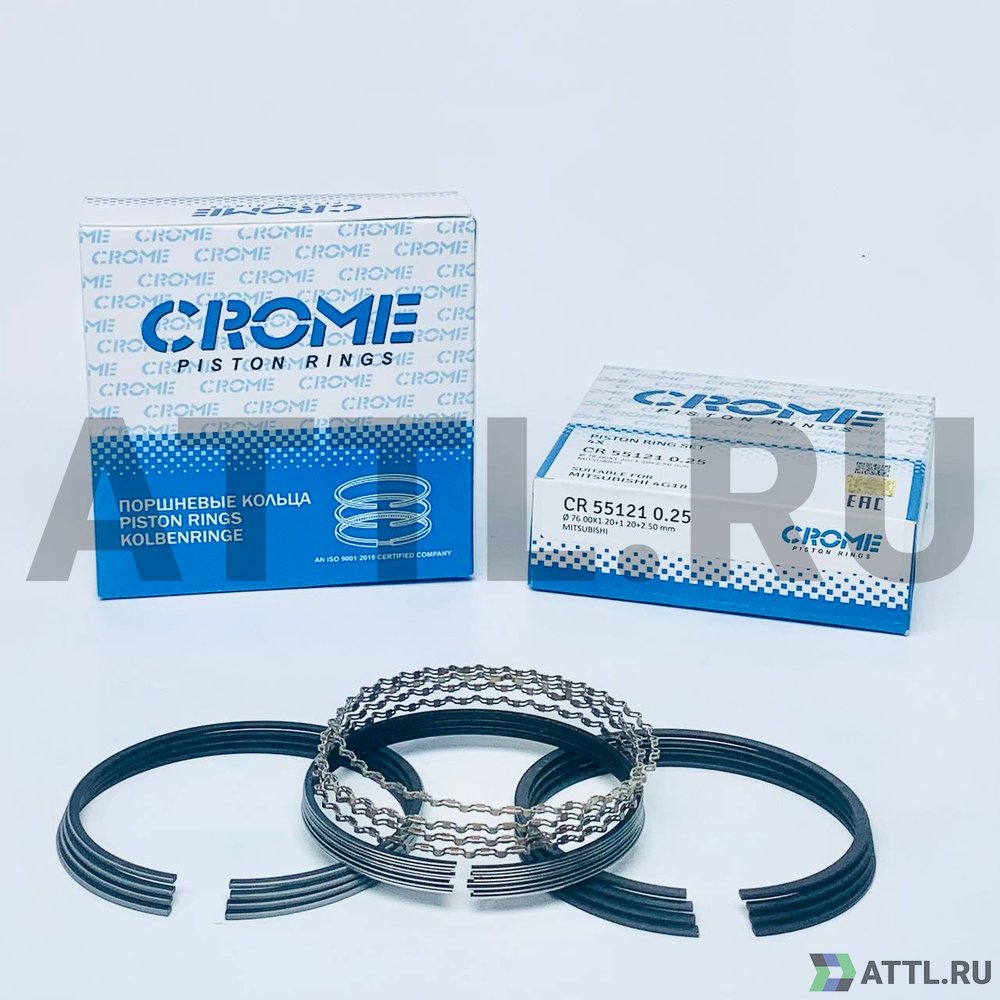 CROME CR55121 025 Комплект поршневых колец на 4 цил. +025 4G18