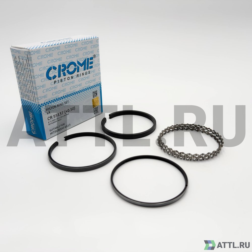 CROME CR 55137 050 Комплект поршневых колец на 4 цил. +050 4G13