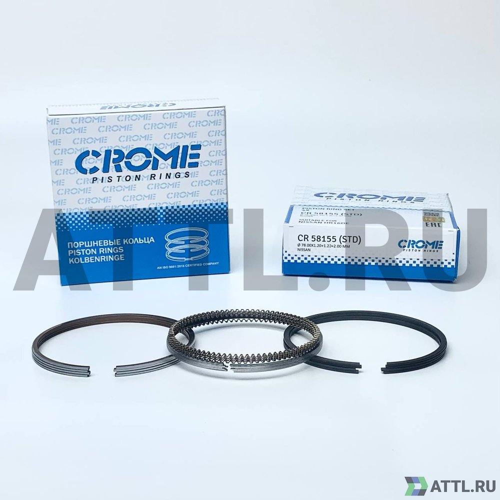 CROME CR 58155 STD Комплект поршневых колец на 4 цил. STD HR16DE