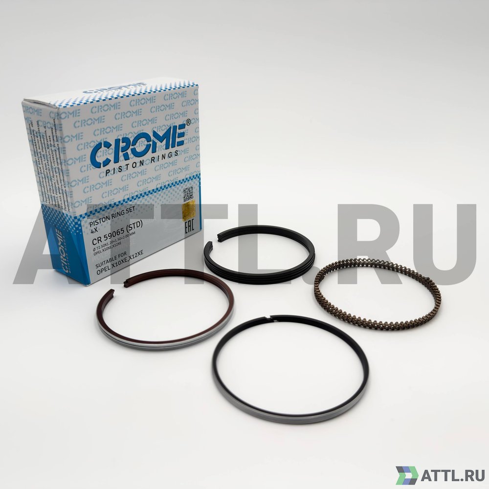 CROME CR 59065 STD Комплект поршневых колец на 4 цил. STD Z10XE, Z12XE