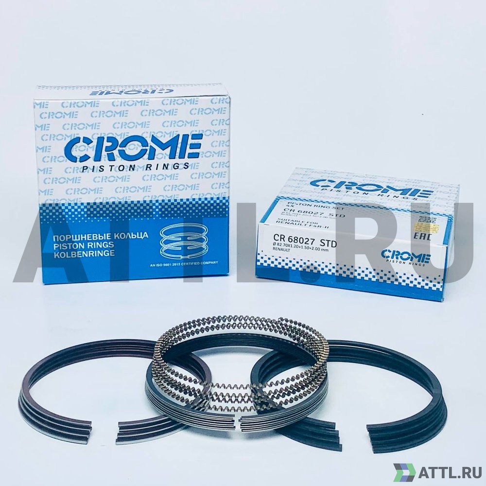 CROME CR68027 STD Комплект поршневых колец на 4 цил. STD F4R-II