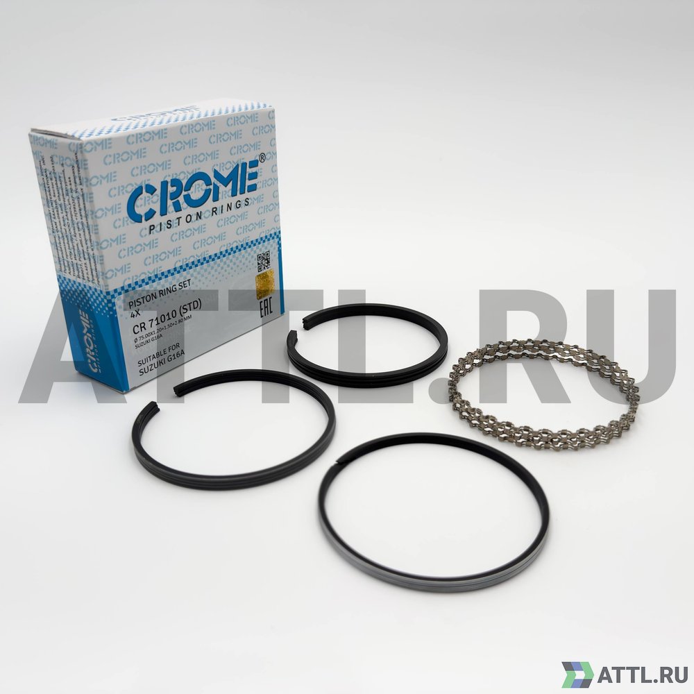CROME CR 71010 STD Комплект поршневых колец на 4 цил. STD G16A