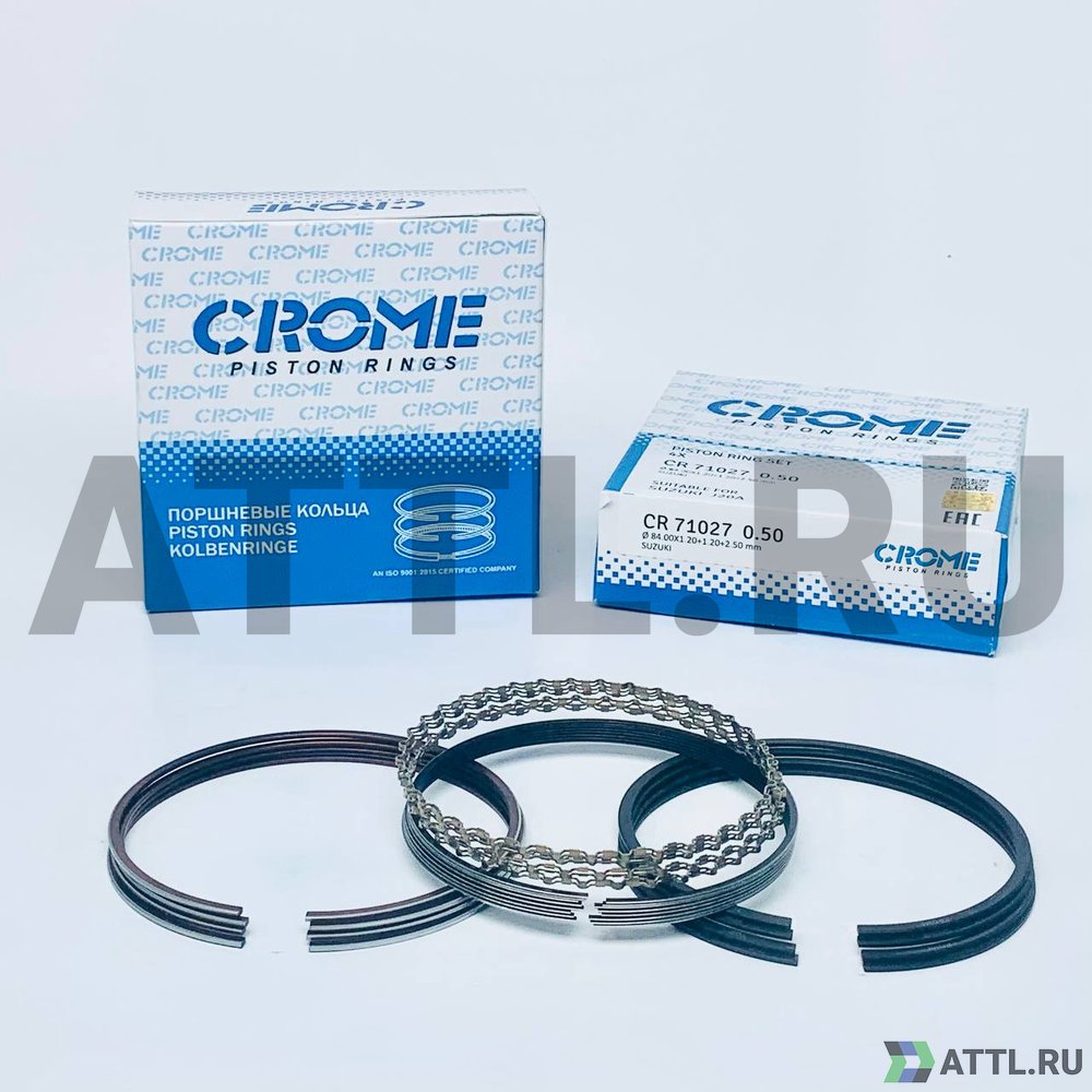 CROME CR71027 050 Комплект поршневых колец на 4 цил. +050 J20A