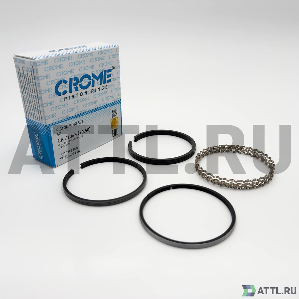 CROME CR 71043 050 Комплект поршневых колец на 4 цил. +050 G13A