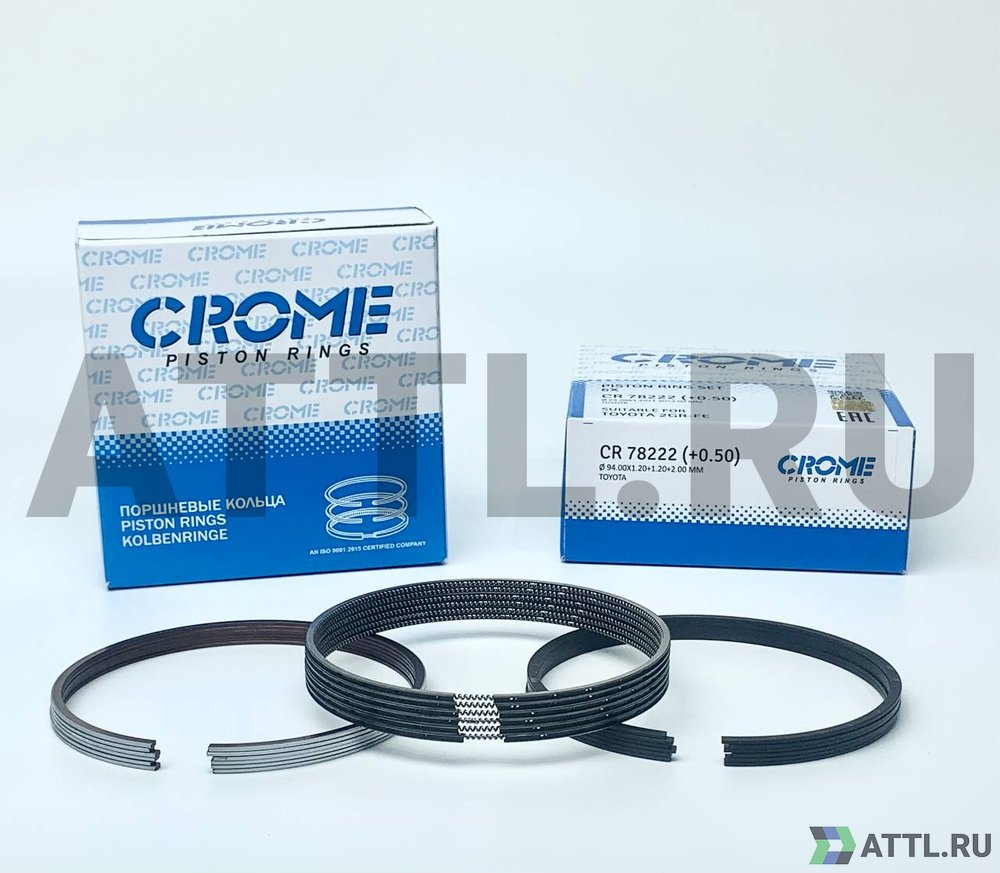 CROME CR78222 050 Комплект поршневых колец на 6 цил. +050 2GR