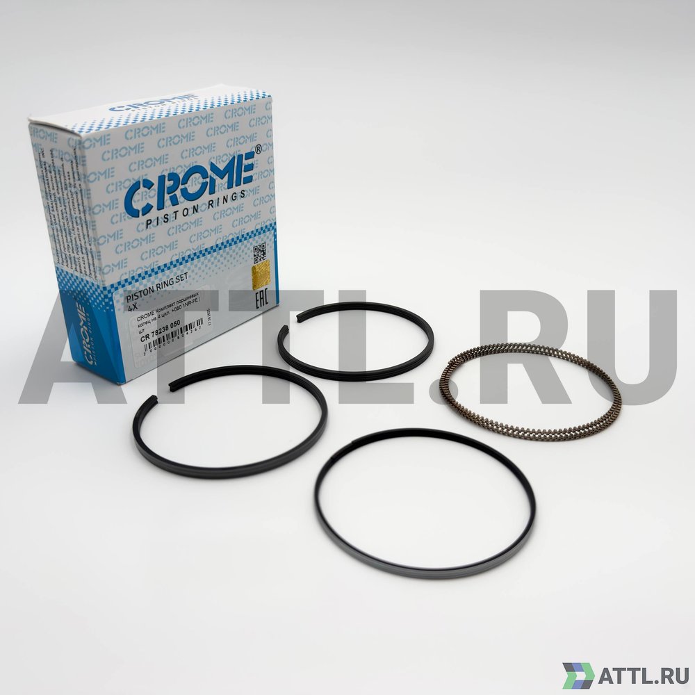 CROME CR 78238 050 Комплект поршневых колец на 4 цил. +050 1NR-FE