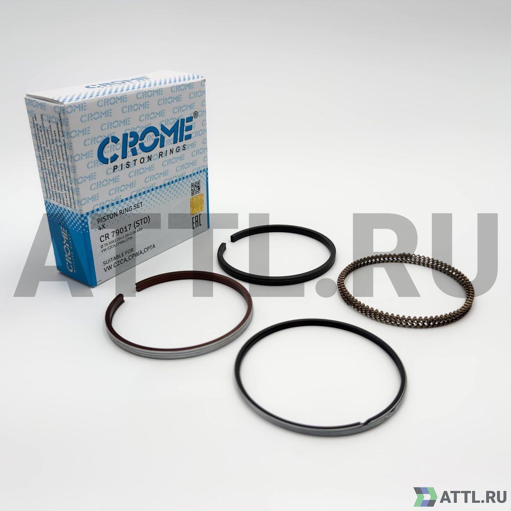 CROME CR 79017 STD Комплект поршневых колец на 4 цил. STD CZCA/CXSA