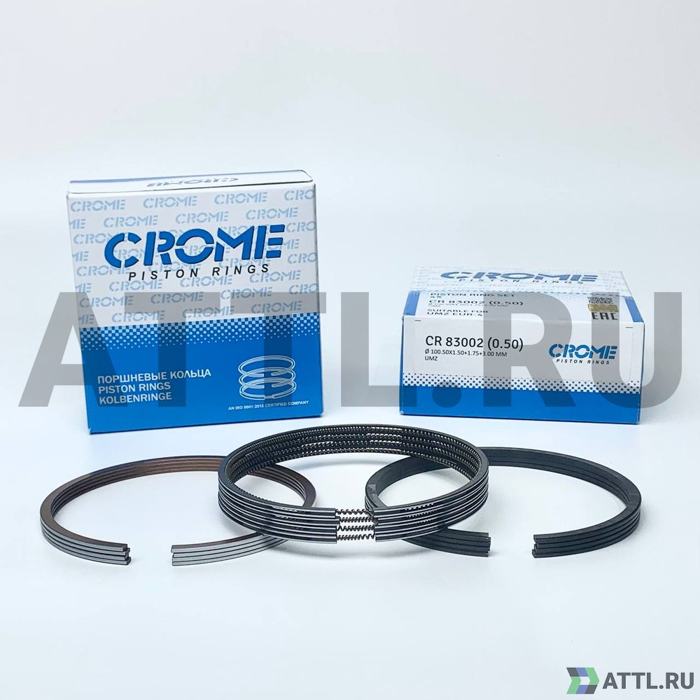 CROME CR 83002 050 Комплект поршневых колец на 4 цил. +050 EURO4