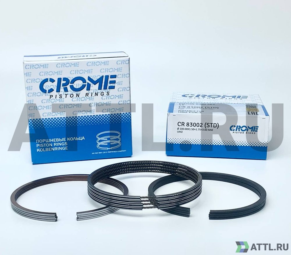 CROME CR 83002 STD Комплект поршневых колец на 4 цил. STD EURO4