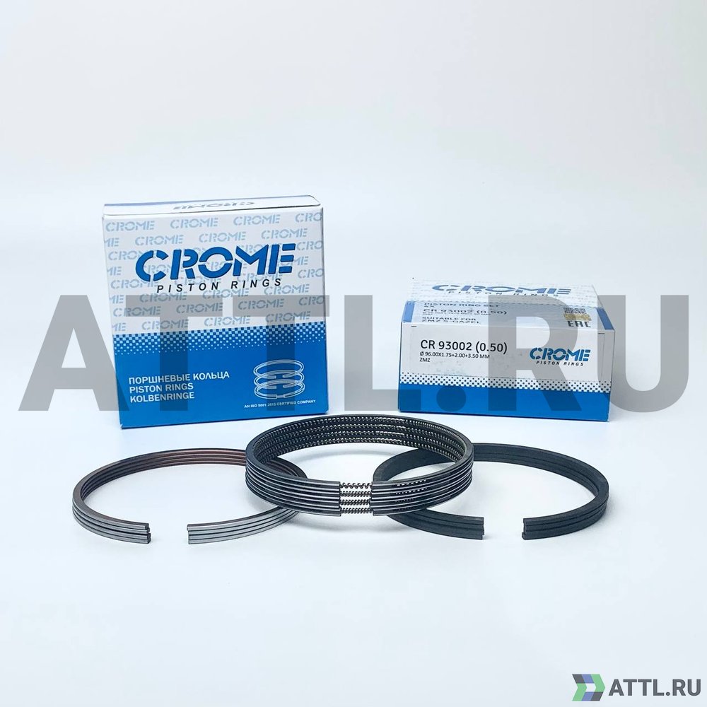 CROME CR 93002 050 Комплект поршневых колец на 4 цил. +050 ZMZ