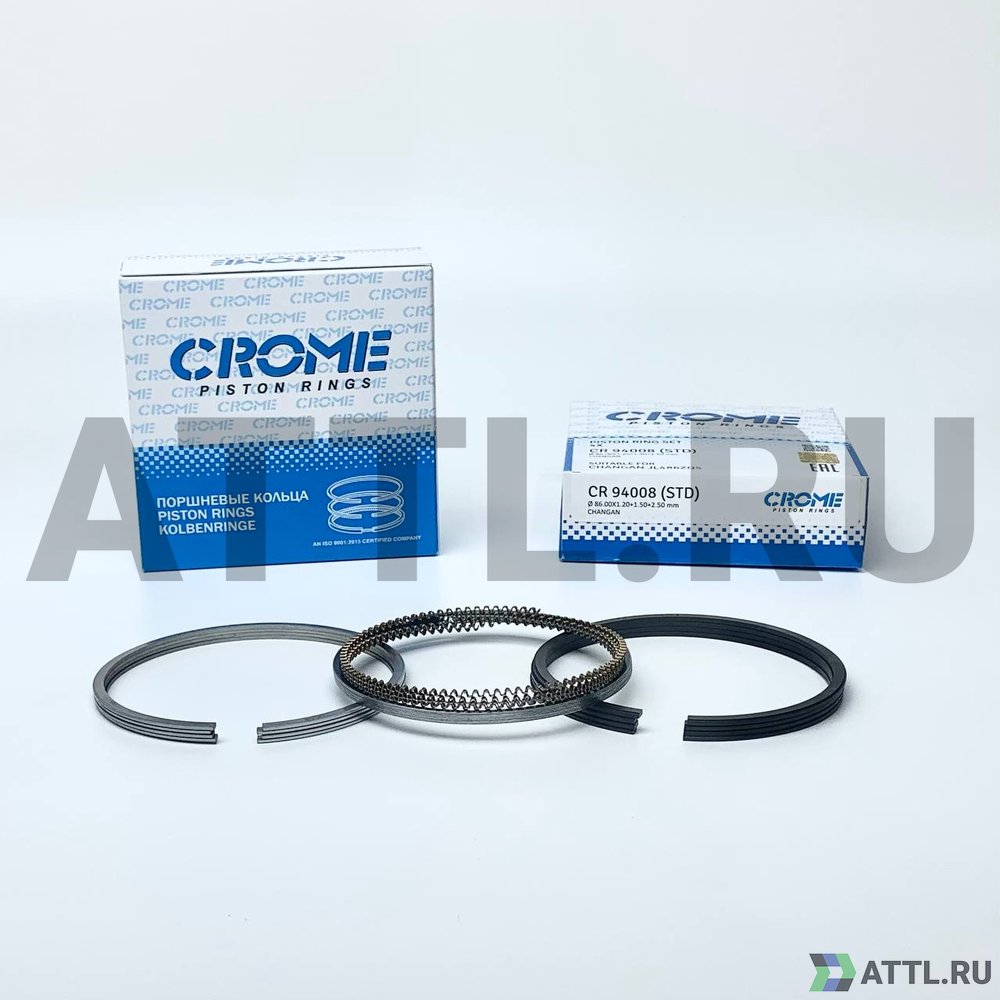 CROME CR 94008 STD Комплект поршневых колец на 4 цил. STD JL486ZQ5