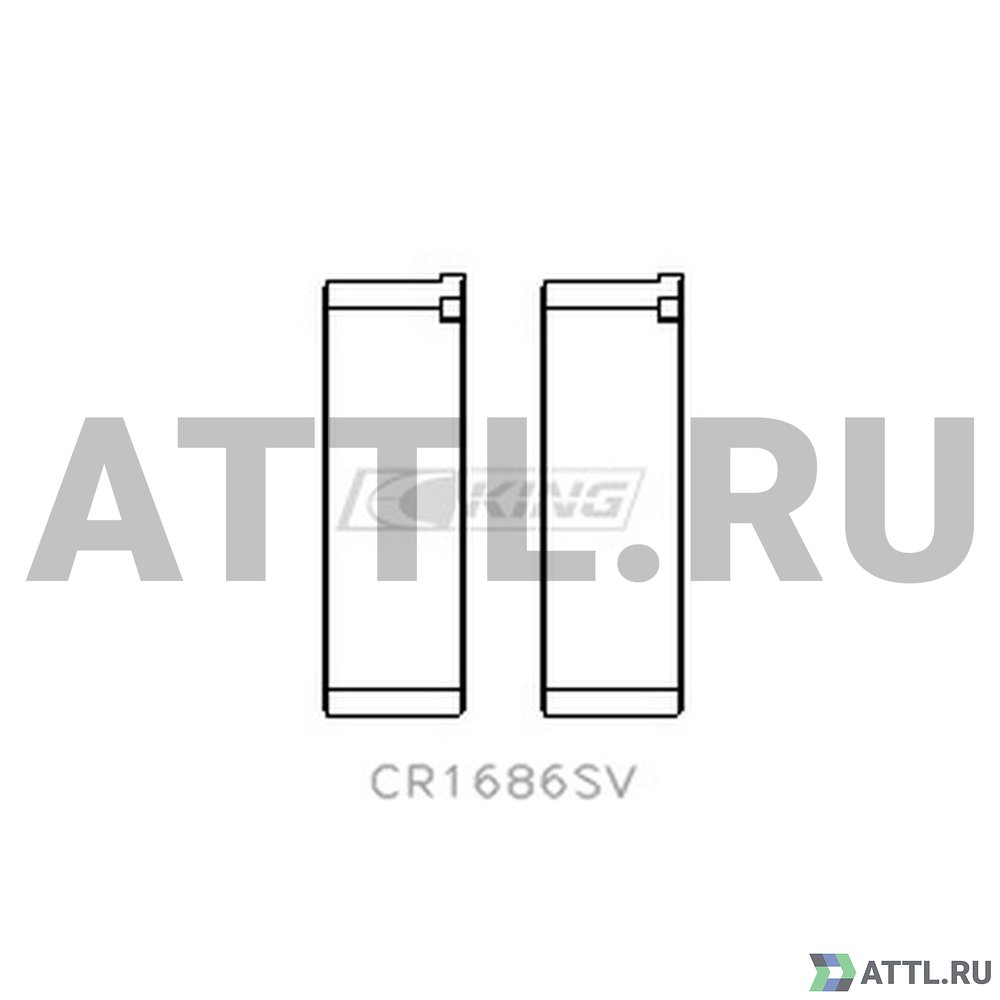 KING CR1686SV Вкладыши шатунные STD