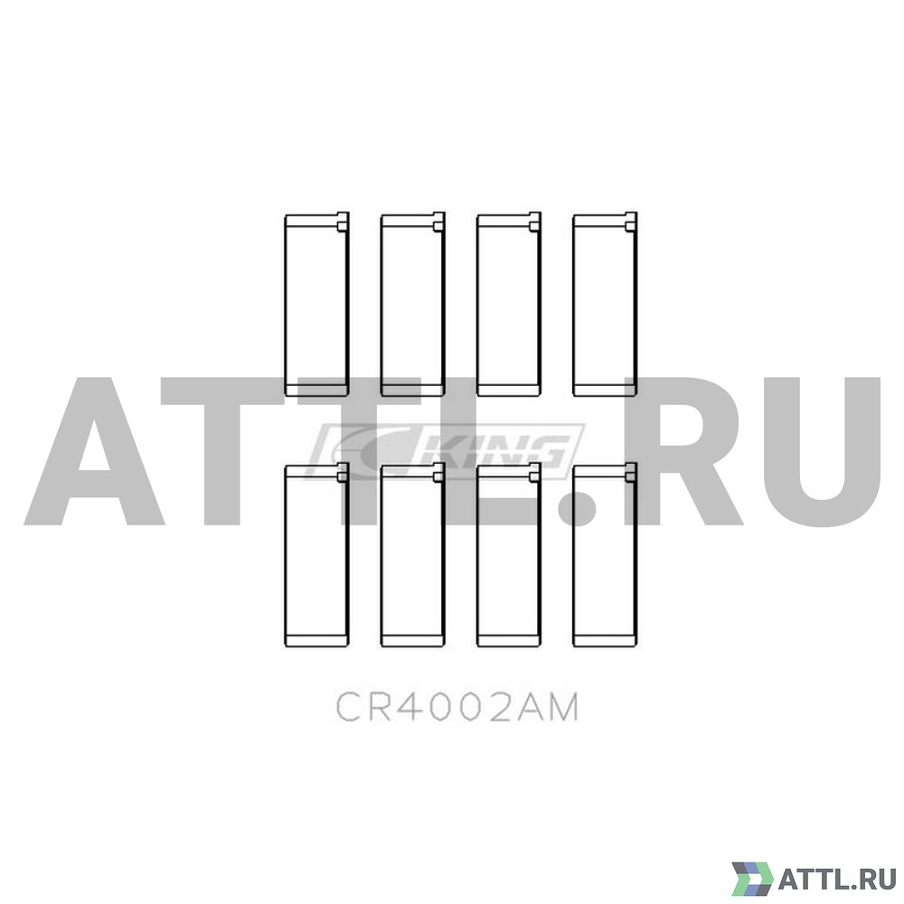 KING CR4002AM Вкладыши шатунные STD