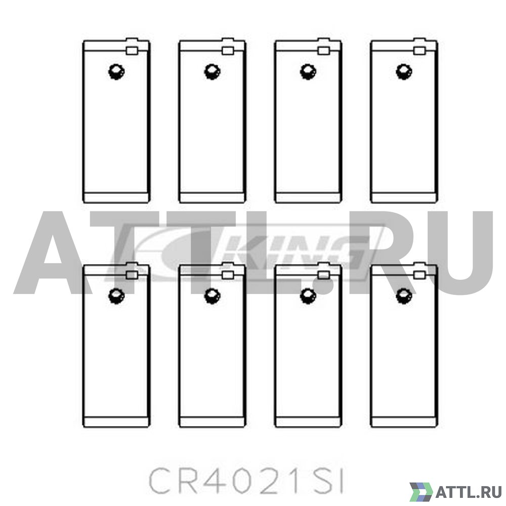 KING CR4021SI Вкладыши шатунные STD