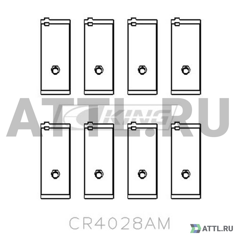 KING CR4028AM Вкладыши шатунные STD